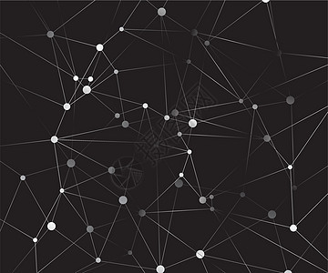 几何图形背景分子和通信 大哒科学艺术多边形黑色墙纸网络线条三角形数据技术图片