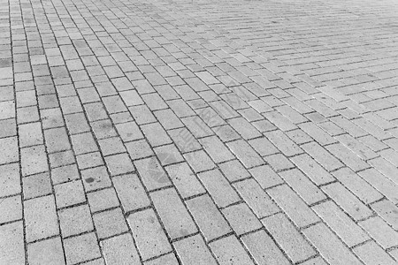 花岗岩纹理老路面材料人行道灰色地面正方形小路黑色马赛克白色岩石背景图片