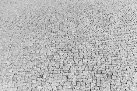 花岗岩纹理老路面街道白色鹅卵石地面小路人行道黑色材料岩石灰色图片