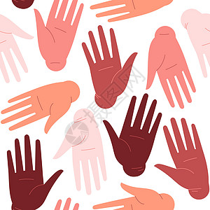 手势的缝合式手势胜利黑色白色拇指装饰品插图平面棕色肤色着陆页图片