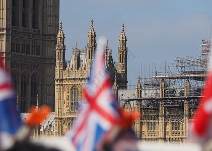 伦敦的议会众议院会议联盟地标英语城市景观旗帜建筑学建筑图片