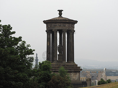 爱丁堡Calton Hill的纪念碑景观地标建筑学城市爬坡建筑管家图片