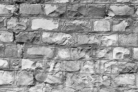 古老石墙背景 旧砖的质地岩石建筑黑色花岗岩古董卵石圆形建筑学灰色建造图片
