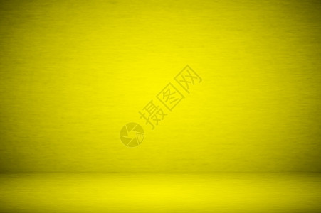 黄墙和工作室房间背景照片聚光灯白色插图空白创造力坡度展示黄色黑色图片