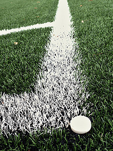 加热的人造绿色草坪 playgrou 上的足球场角娱乐足球体育场铣削草地杯子纤维沥青守门员运动图片