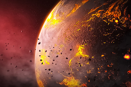 说明 年轻热行星周围的小行星科学飞船星系天文学望远镜星星虫洞太空陨石月亮图片