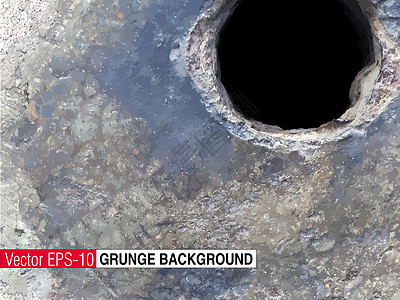 Grunge 纹理背景建造艺术边界装饰风格灰色艺术品墙纸材料圆圈图片