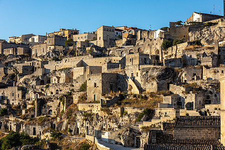 是意大利巴西利卡塔州Matera市的一个历史性地区环境楼梯历史地标风景旅游景观岩石石头文化图片