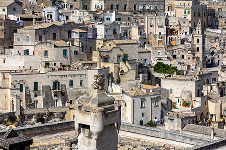 是意大利巴西利卡塔州Matera市的一个历史性地区风景房子房屋石头文化景观环境岩石楼梯建筑图片