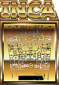 古代秘鲁黄金饰品它制作图案宗教艺术工艺摩切金子历史插图财富偶像古董图片