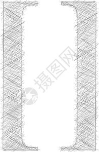 写意符号划痕涂鸦草图绘画条纹刻字标点符号书法艺术插图背景图片