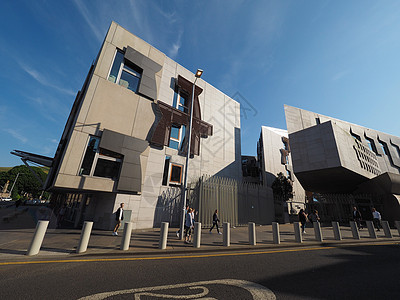 爱丁堡苏格兰议会建筑学女佣社论联盟建筑地标景观城市图片