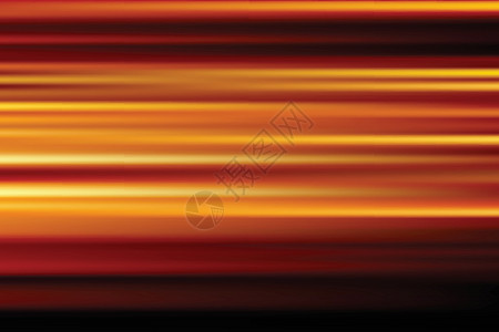 夜间灯光的橙色矢量抽象速度运动模糊图片