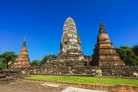 泰国阿尤赛亚的景色很美旅游目的地地方寺庙宗教图片
