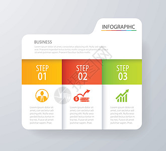 信息图表选项卡索引设计矢量和营销模板业务标签横幅技术广告插图流程小册子生长艺术品商业图片