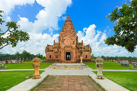 模拟泰国布里拉姆的旅游雕刻目的地符号文化建筑宗教棉语寺庙对象图片