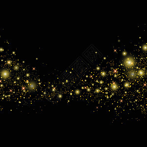 豪华格力的矢量金色闪光颗粒背景效果新年粮食星星星尘周年发辫噪音辉光问候语魅力图片