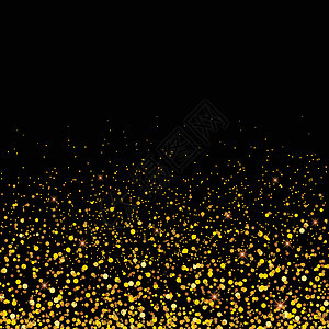 豪华格力的矢量金色闪光颗粒背景效果火花奢华庆典魅力星尘派对粒子粮食星星灰尘图片