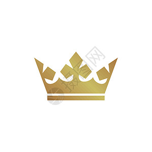 它制作图案的金皇冠图标矢量冠军公主奢华插图皇家金子一等奖王子载体珠宝图片