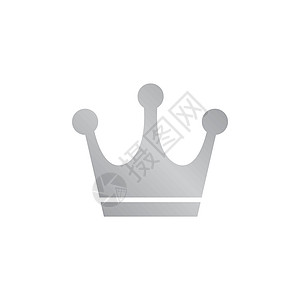 它制作图案银皇冠图标矢量女王一等奖地方权威王国徽章珠宝插图载体公主图片