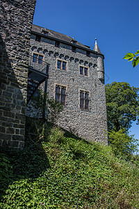 M的阿尔特纳城堡石头防御蓝色石工庄园历史建筑大门堡垒灰色图片