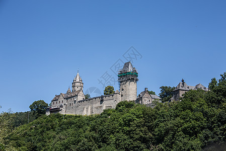 M的阿尔特纳城堡建筑灰色石工堡垒大门座位历史蓝色石头天空图片