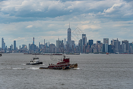纽约和工作拖船图片