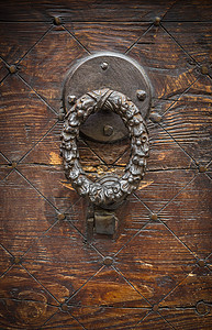 古董门敲门器装饰品安全历史金属艺术风化黄铜房子入口建筑学图片