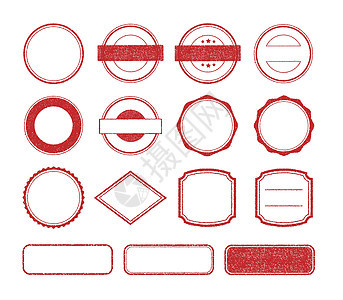 矢量橡皮戳模板插图没有文本文本 spac墨水载体标签邮票证书边界徽章横幅圆圈古董背景图片
