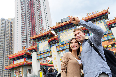 黄大仙祠香港旅游景点 黄台泰新寺背景