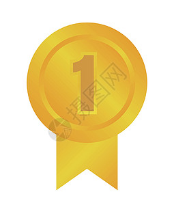 排名奖牌图标插图 第一名戈尔运动金属挑战成功金子界面成就标签用户图表图片