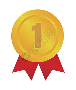 排名奖牌图标插图 第一名戈尔成就竞赛商业载体按钮庆典排行标签徽章冠军图片