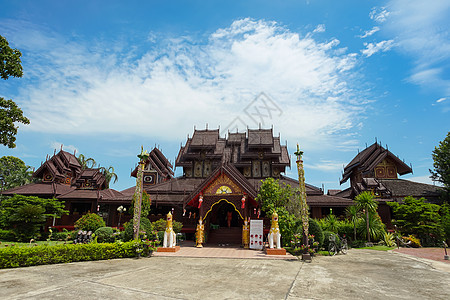 泰国Payao最美的寺庙  南太郎寺建筑旅游宗教旅行教会地标目的地建筑学吸引力图片