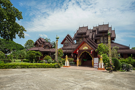 泰国Payao最美的寺庙  南太郎寺建筑旅游宗教吸引力旅行地标建筑学目的地教会图片