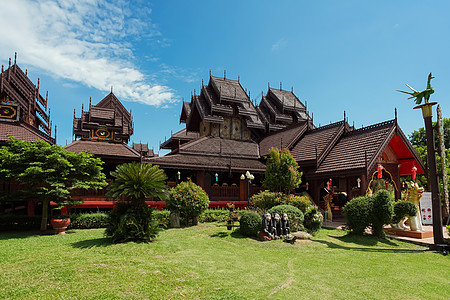 泰国Payao最美的寺庙  南太郎寺旅行旅游教会建筑建筑学地标吸引力宗教目的地图片