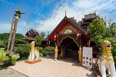 泰国Payao最美的寺庙  南太郎寺宗教旅行教会建筑学地标目的地旅游建筑吸引力图片