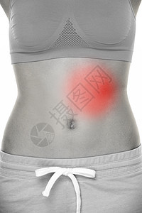 女性身体疼痛-胃损伤图片