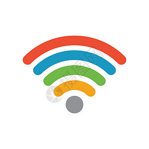 Wi-Fi 无线电波通信图标 rainbo图片