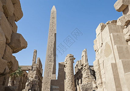 卡纳克寺庙古老废墟旅行景点法老白色旅游地标崇拜纪念碑方尖石头图片