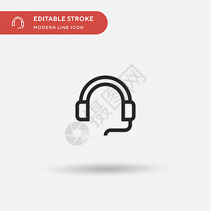 简单的矢量图标 说明符号设计节奏图案耳朵耳机配饰黑色打碟机收音机娱乐扬声器技术工具图片