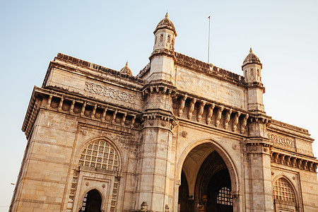 印度孟买的印度网关奢华建筑学入口历史吸引力游客旅游城市纪念碑建筑图片