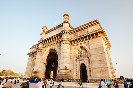 印度孟买的印度网关景观建筑学港口奢华历史吸引力纪念碑建筑城市地标图片