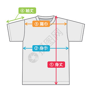 尺码 char 的短袖 T 恤插图图表网站小样商业衬衫身体尺寸电子商务白色数据图片