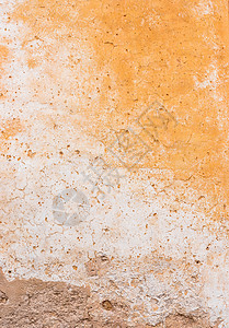 老地中海墙壁背景纹理石膏建筑红陶古董外观墙纸复古橙色水泥结构背景图片