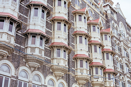 印度孟买Taj Mahal宫城市游客旅行吸引力建筑学纪念碑旅游景观酒店建筑图片