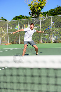 网球运动员 - 打前针比赛的人图片