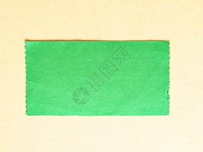 空白绿标签标签贴纸产品办公室绿色背景图片