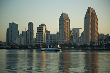 科罗纳多岛圣地亚哥杜顿的景象建筑学海洋高楼全景旅行场景海滩景观建筑物海岸图片