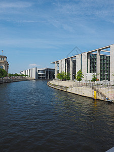 柏林的Spree河联盟建筑学社论城市建筑地标景观图片