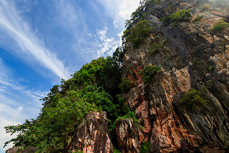 詹姆斯邦德岛山天空异国悬崖热带旅行情调风景公园旅游纽带图片